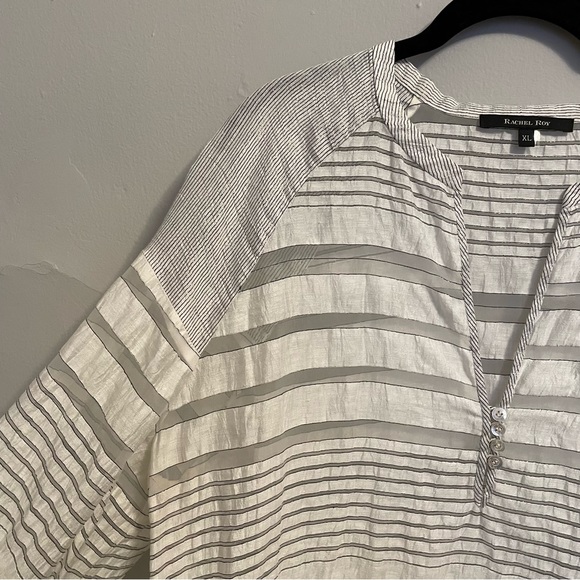 Rachel Roy Linen Blend Tunic - Picture 4 of 8